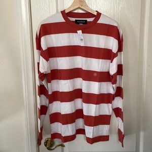 Long sleeve stripes size Small for men